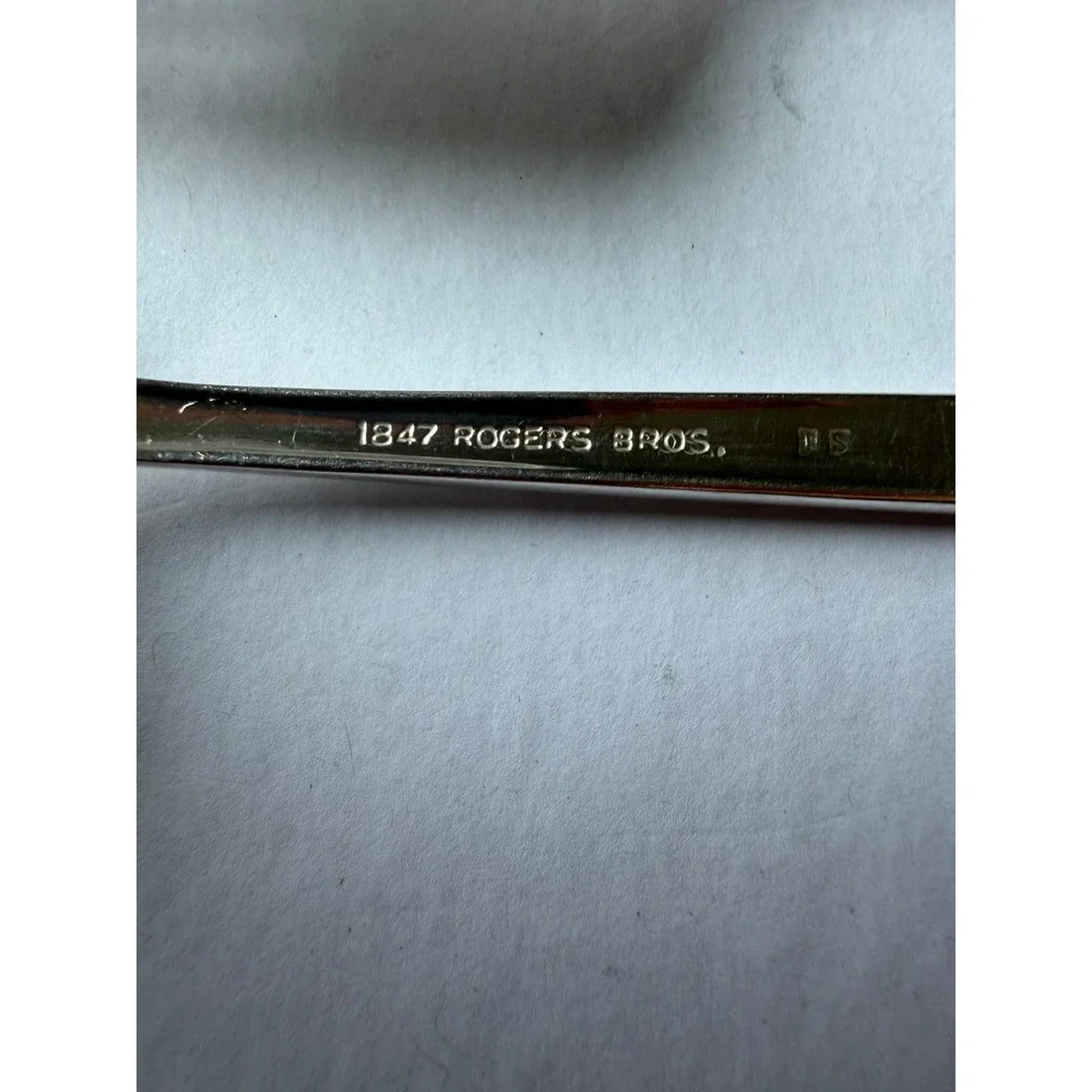 VTG Rogers Bros Salad Forks Set of 6 Silver Lace MCM Silverplate Flatware
